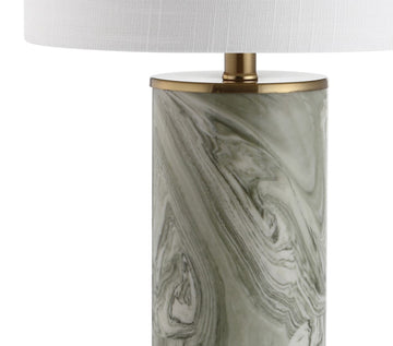 Swirl 20.5" Ceramic LED Table Lamp - JONATHAN Y